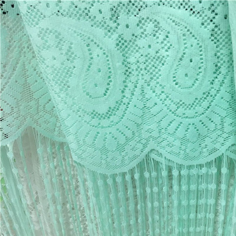 Lace Fabric Eyelash Tassel Nylon Warp Knit Wholesale Supplier 4